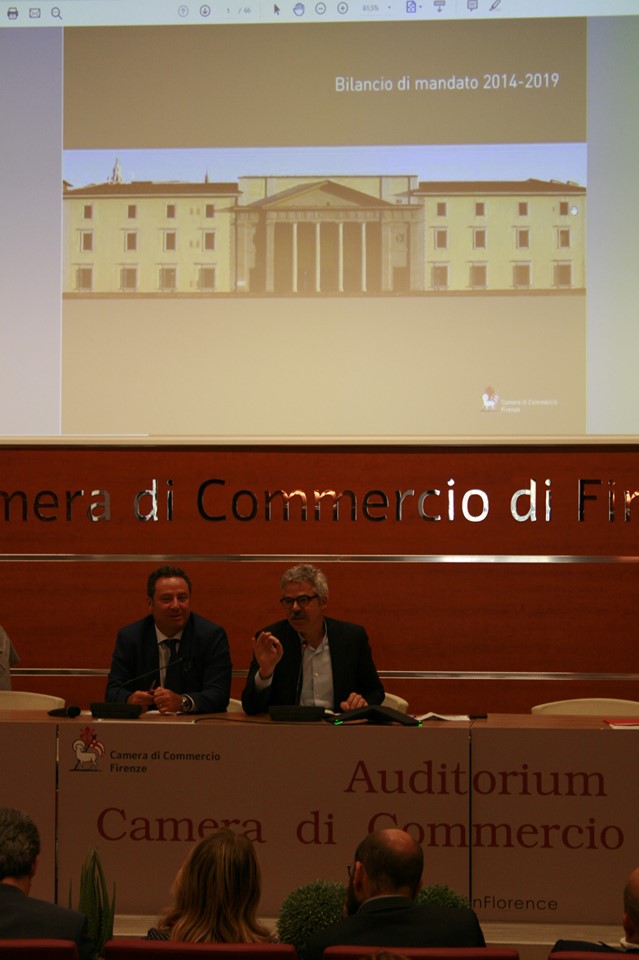 Il Presidente Leonardo Bassilichi con Alessandro Plateroti, Vicedirettore de Il Sole 24 Ore 