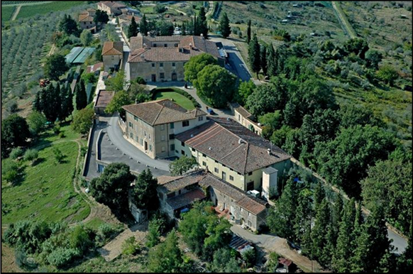 "Villa Montepaldi" - Veduta aerea